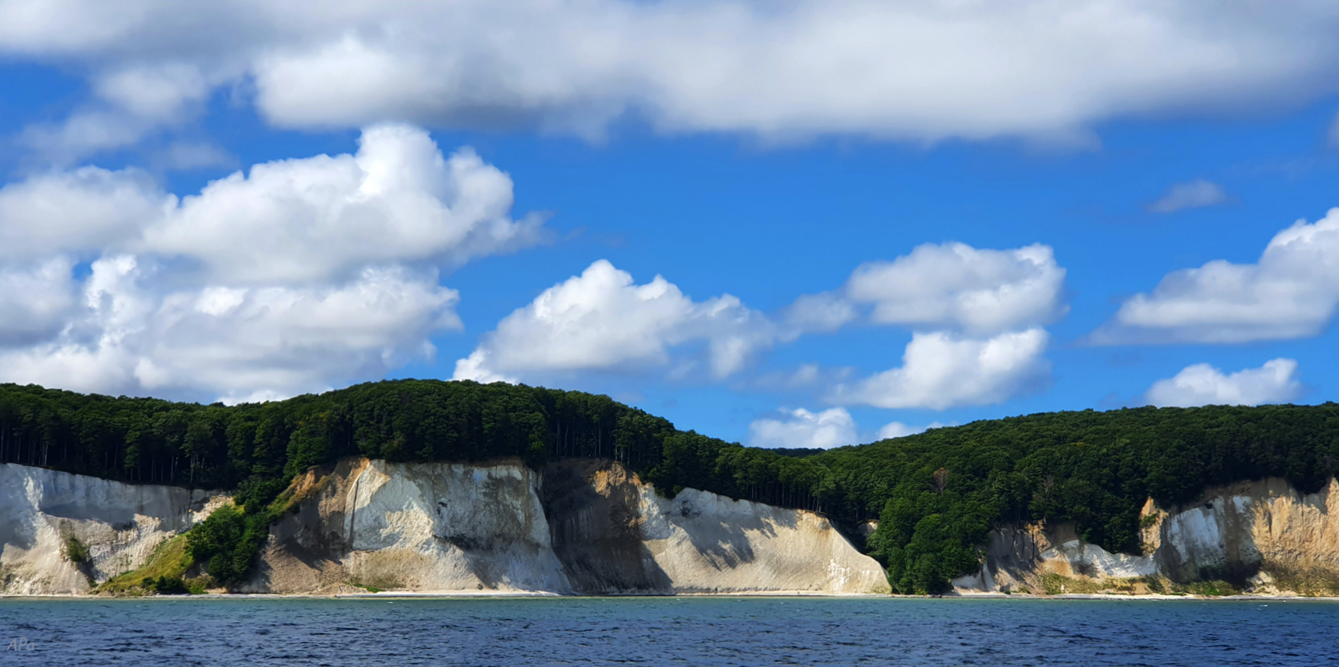 Die Kreidefelsen auf Rügen