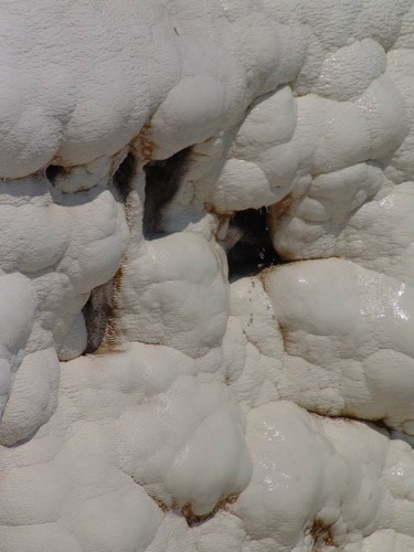 Die Kreidefelsen und Quellen von Pamukkale