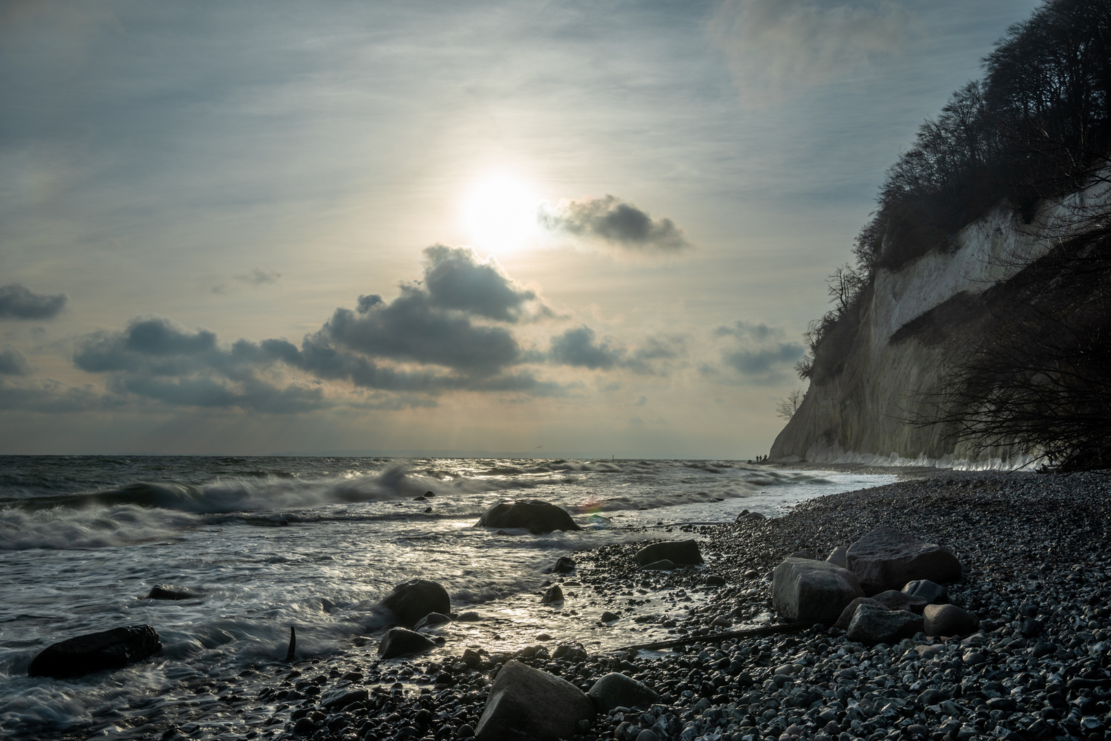 Die Kreideküste bei Sassnitz auf Rügen