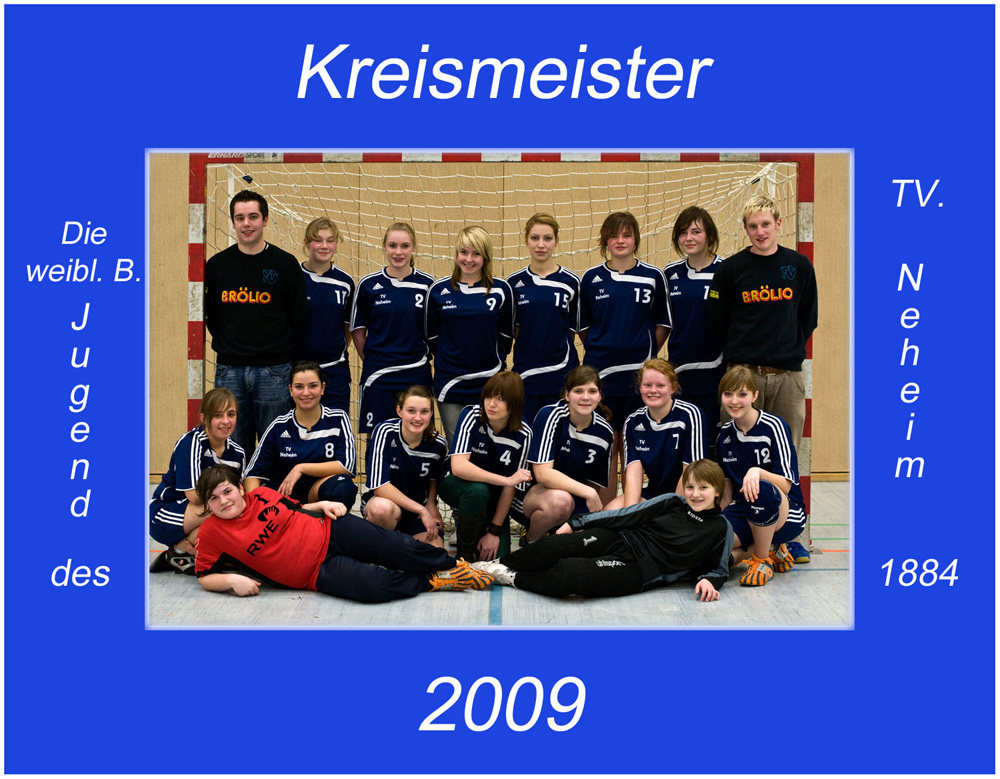 Die Kreismeister des Jahres 2009