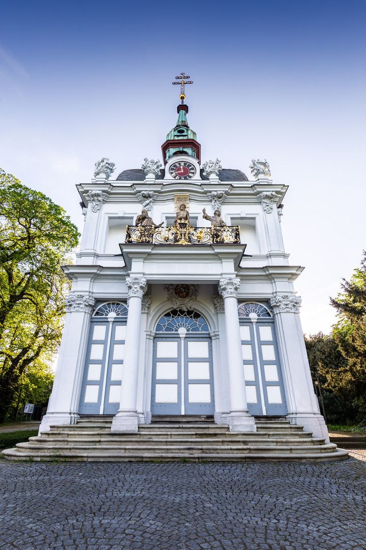 Die Kreuzbergkirche...