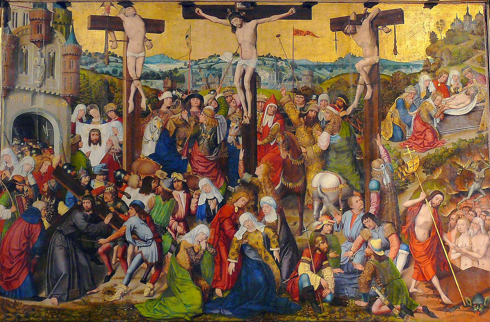 Die Kreuzigung Christi Foto & Bild | architektur, sakralbauten, innenansichten kirchen Bilder ...