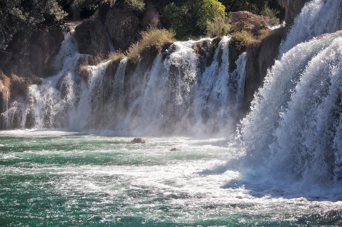 Die Krka - Wasserfälle