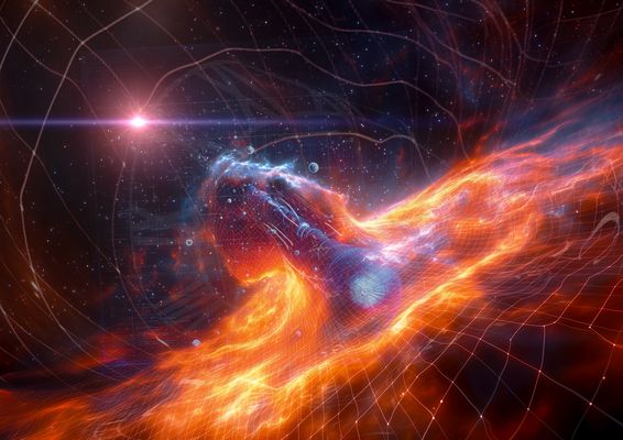 Die Krümmung der Raumzeit...der Versuch einer Darstellung