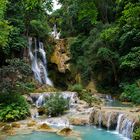 Die Kuang Si Wasserfälle bei Luang Prabang, Laos