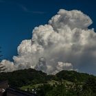 Die Kühl-Wolke des AKW Beznau/ Leipstadt CH