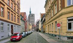 Die Külpstraße in Stralsund 