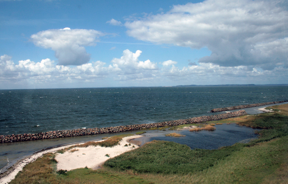 Die Küste am Horizont...