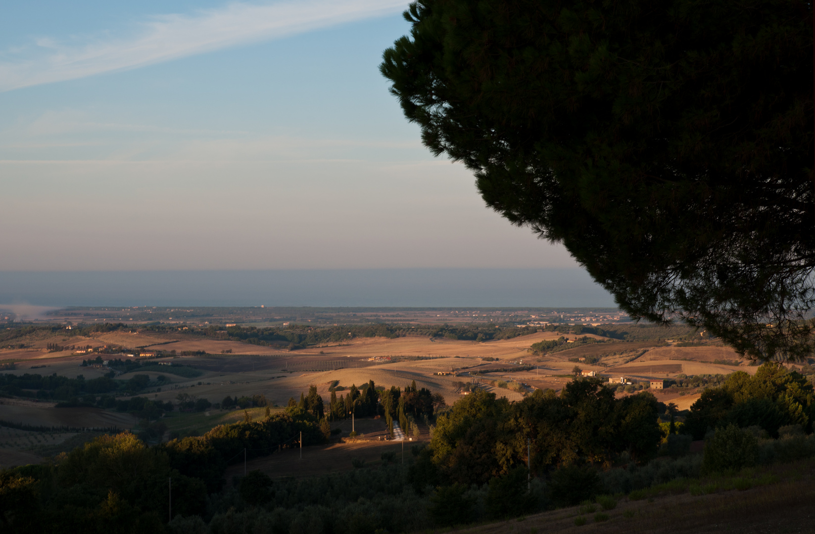 die Küste bei Marina di Bibbona im Morgenlicht (Toskana)