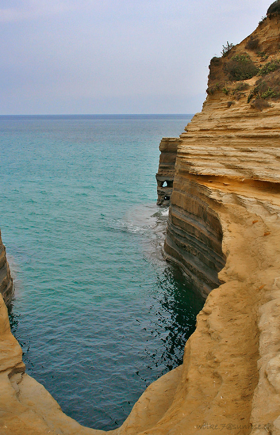 Die Küste bei Sidari