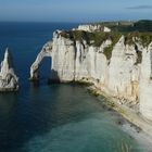 die Küste von Etretat, Normandie, Frankreich