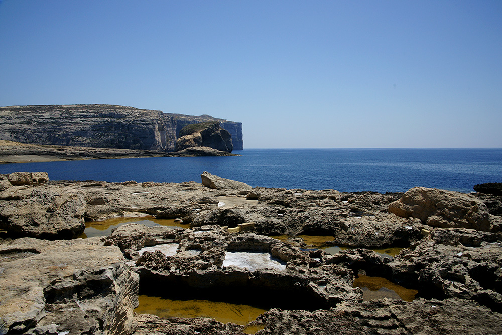 Die Küste von Gozo