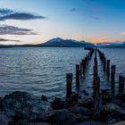 Die Küste von Puerto Natales in Patagonien