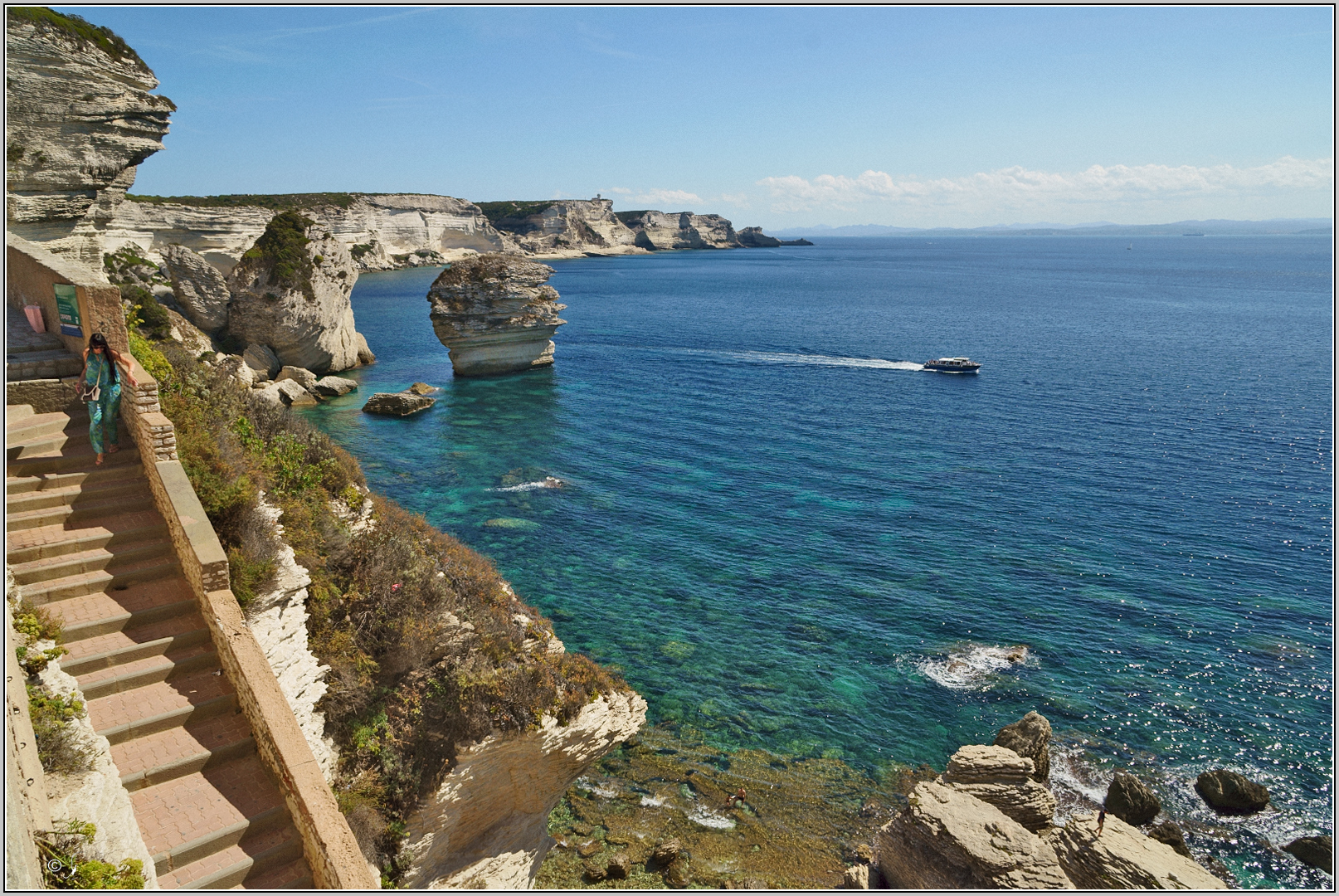 Die Küste vor Bonifacio