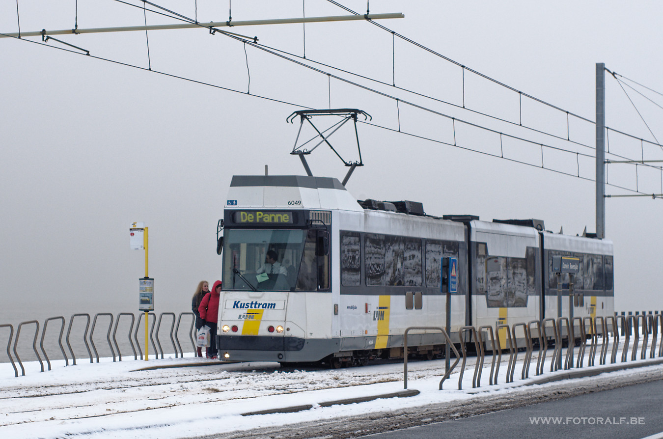 Die Küstentram im Schnee (2)