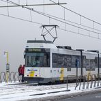 Die Küstentram im Schnee (2)