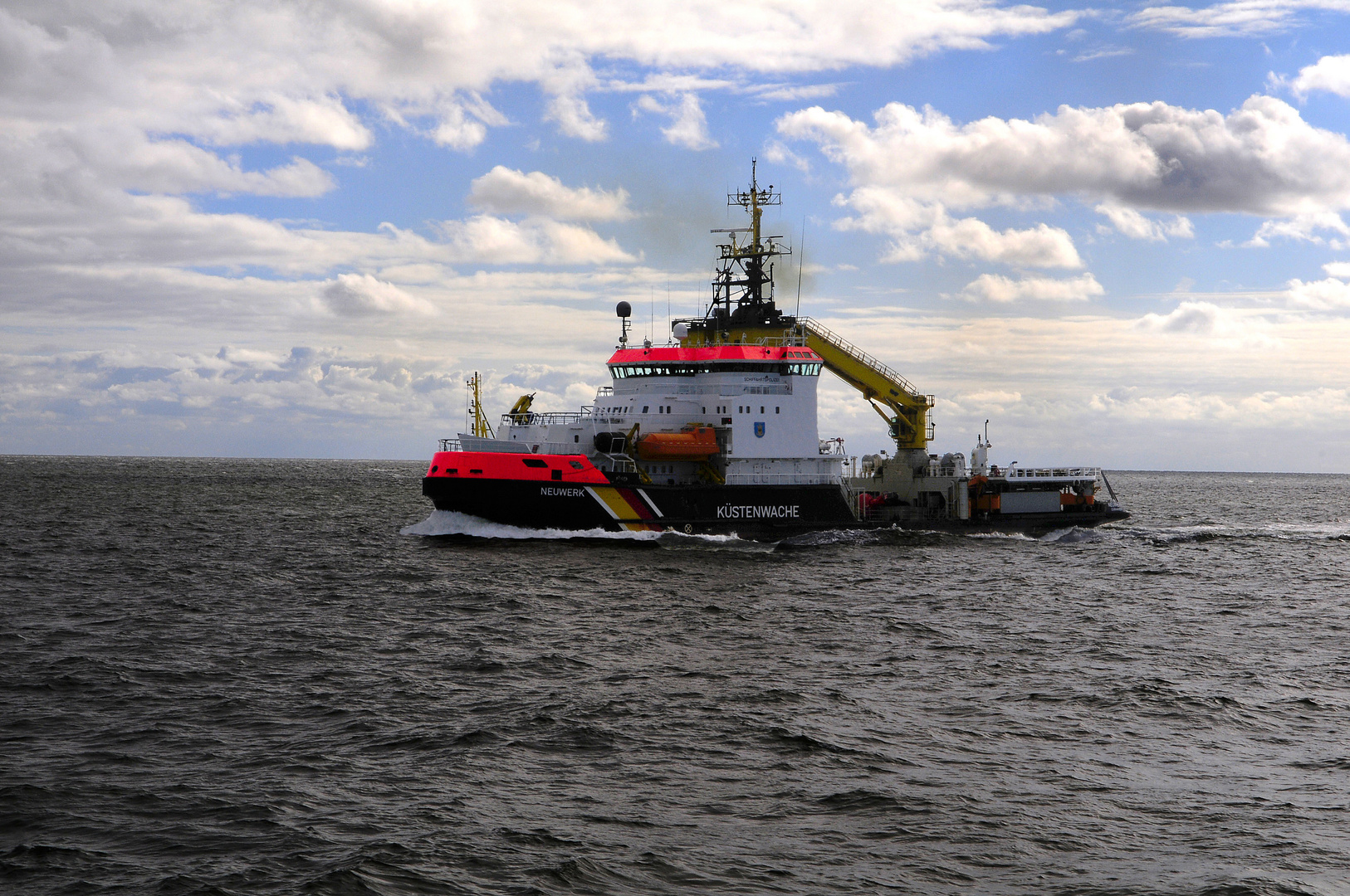 Die Küstenwache vor Helgoland