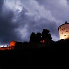 Die Kufsteiner Festung vor dem Unwetter