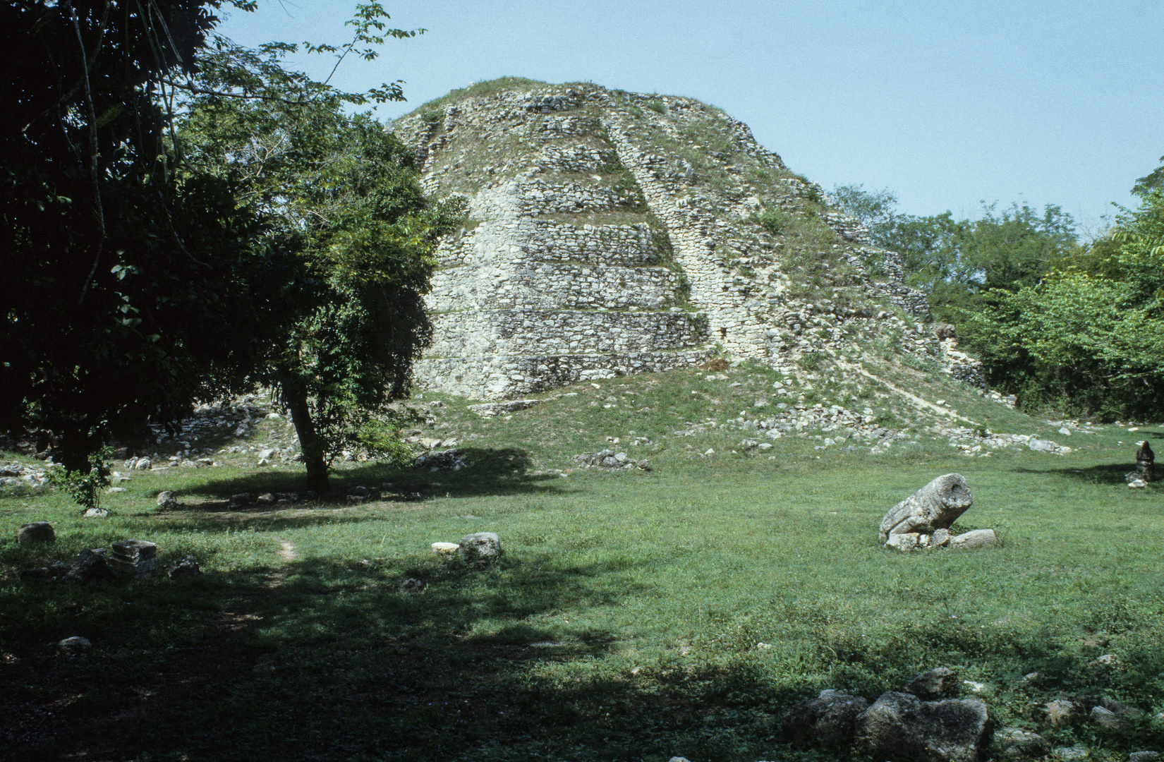 Die Kukulkan-Pyramide in Mayapan