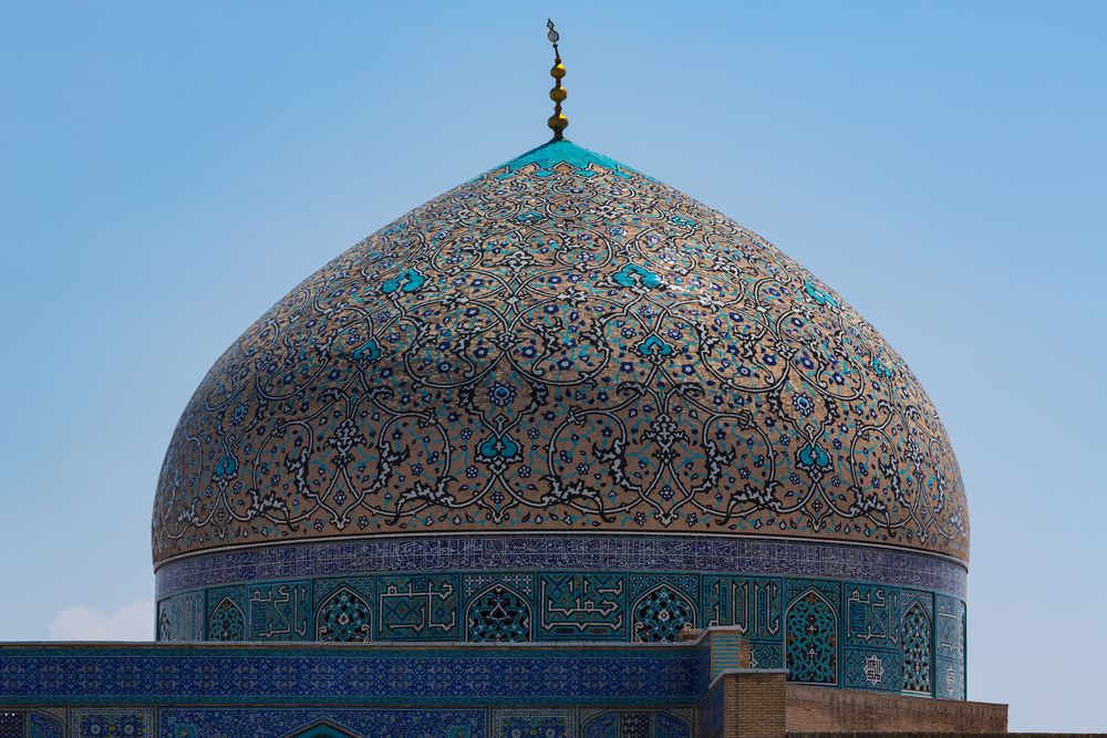 Die Kuppel der Shaikh Lotfollah-Moschee in Isfahan