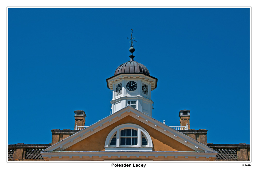 Die Kuppel des Herrenhaus des Polesden Lacey