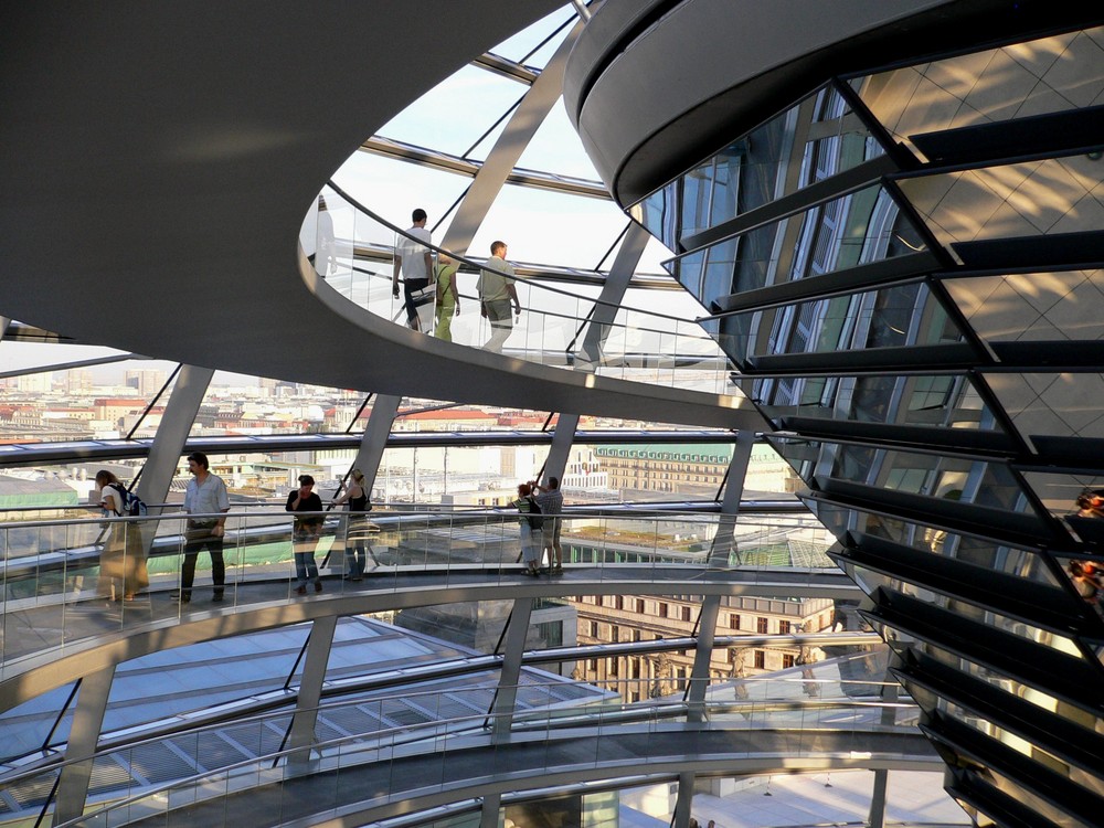 Die Kuppel im Berliner Reichstag