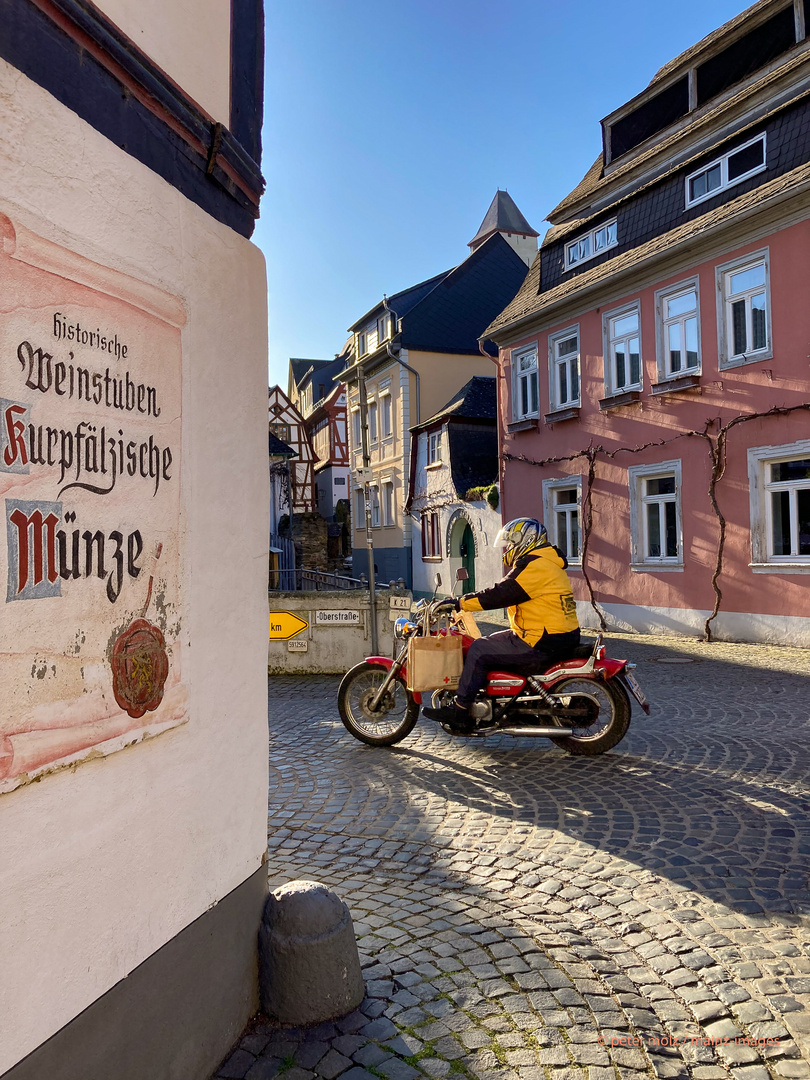 Die kurpfälzische Münze und der Motorradfahrer