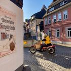 Die kurpfälzische Münze und der Motorradfahrer