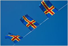 Die åländische Flagge