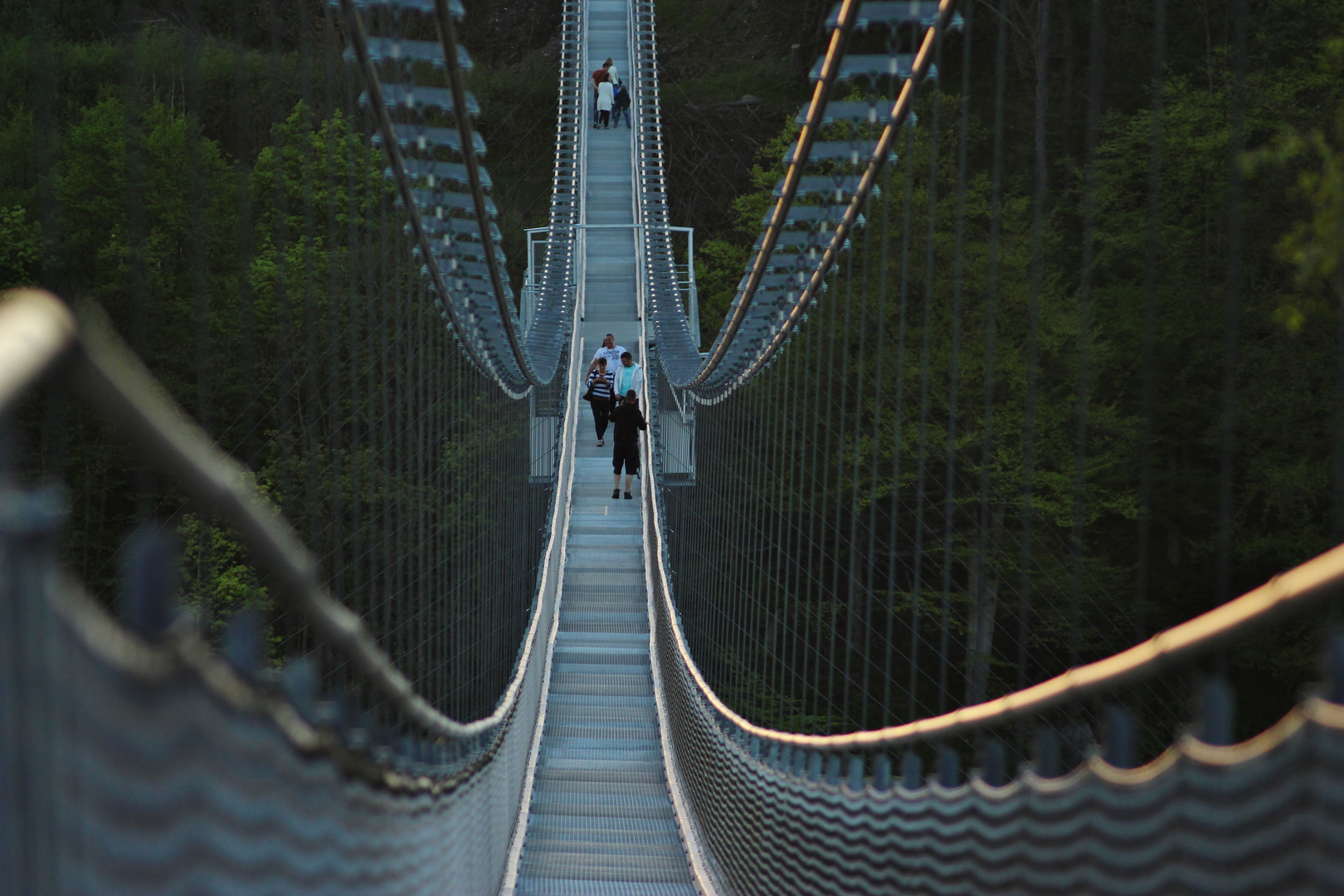 die längste Hängebrücke