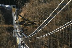 die längste Hängebrücke Deutschlands