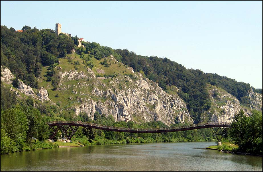 Die längste Holzbrücke Europas ...