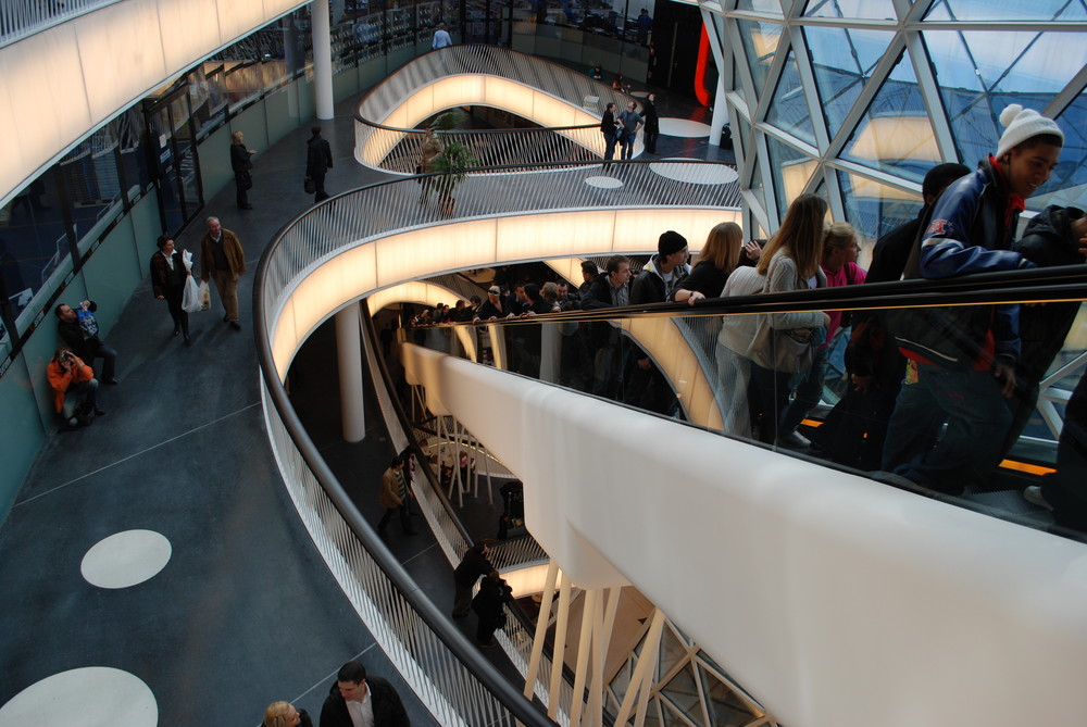 Die längste Rolltreppe Europas in "My Zeil" Frankfurt am Main