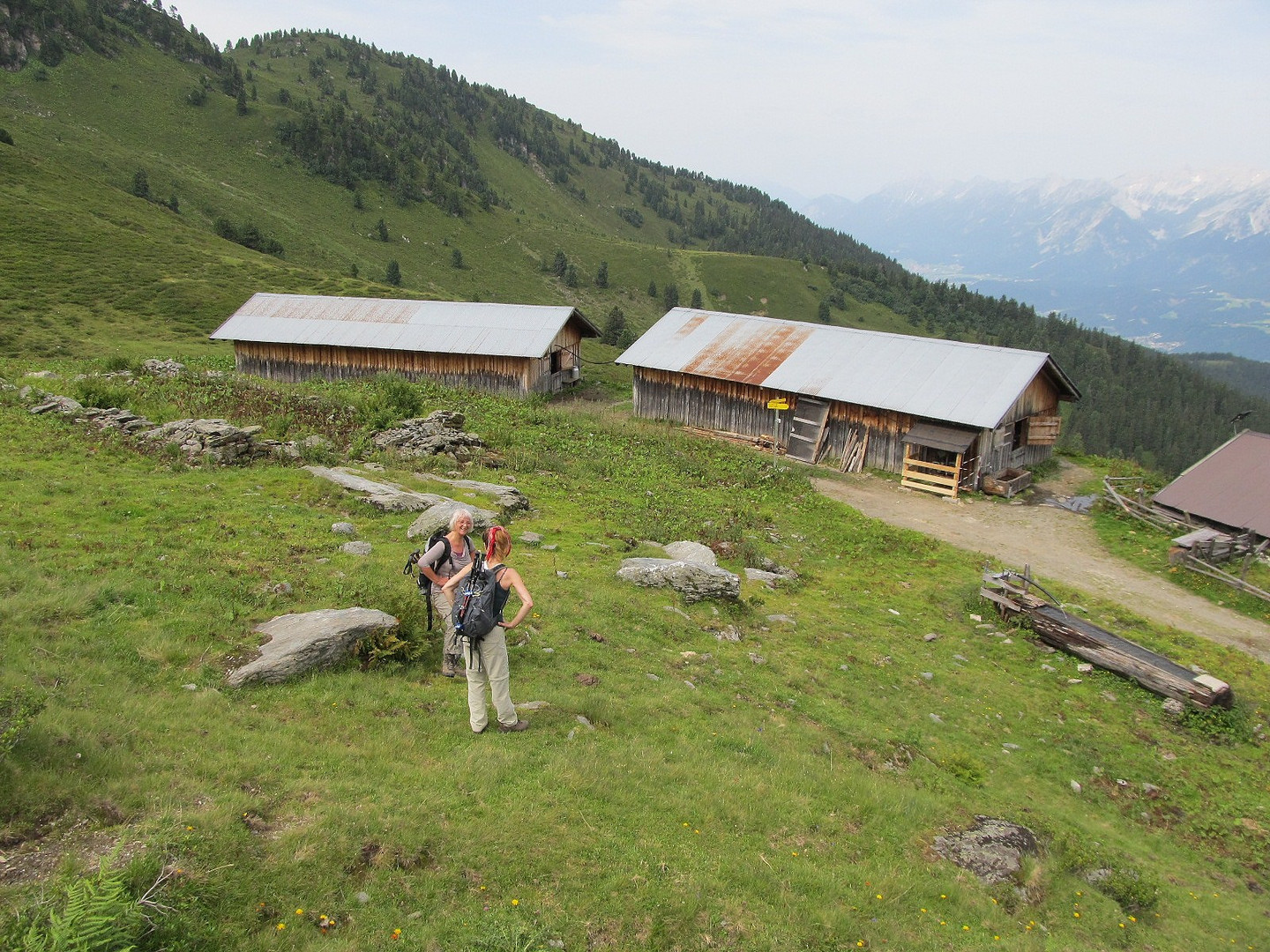 Die Lafasteralm oberhalb von Weerberg