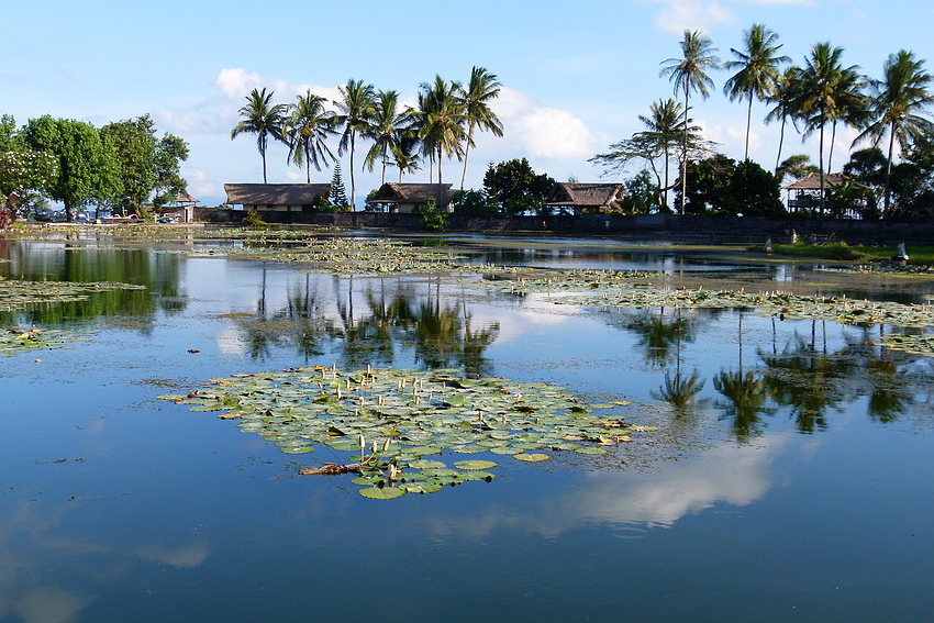 ...die Lagune von Candi Dasa...