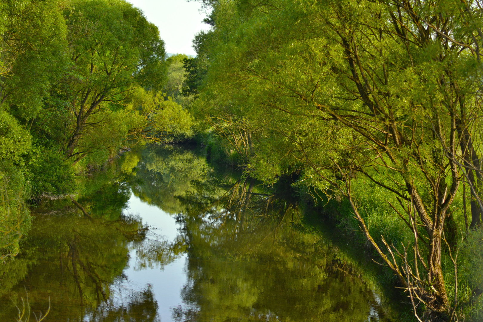 Die Lahn am frühen Morgen