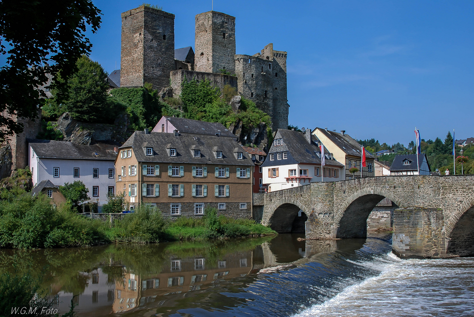 Die Lahn bei Runkel