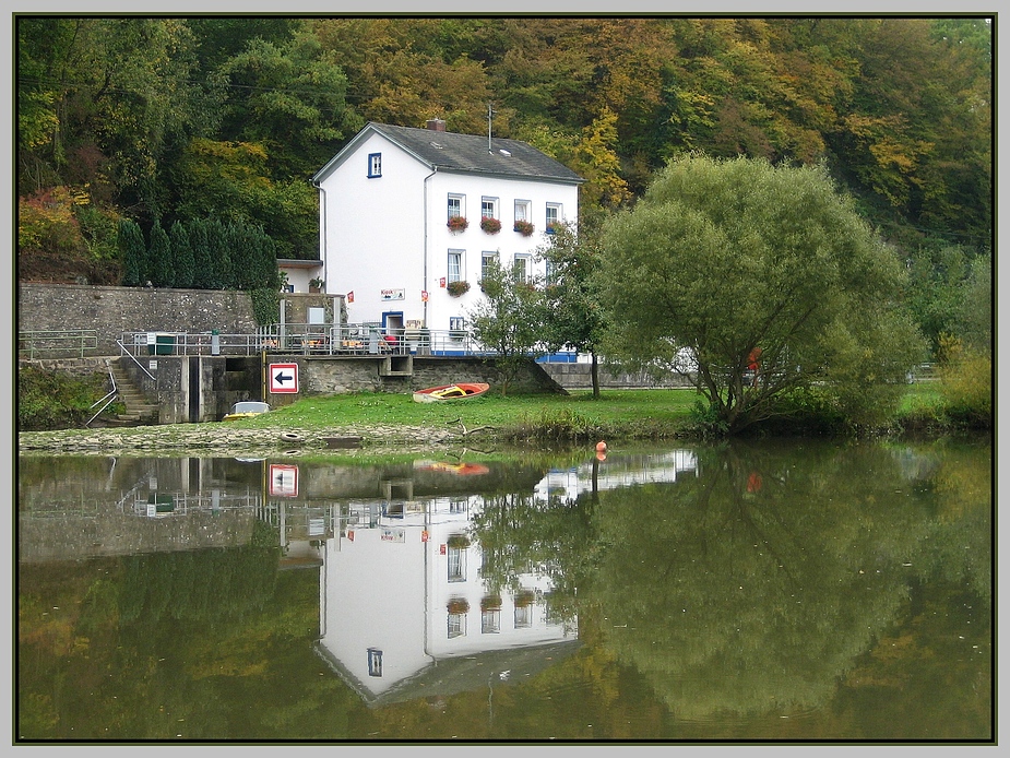 die Lahn bei Weilburg