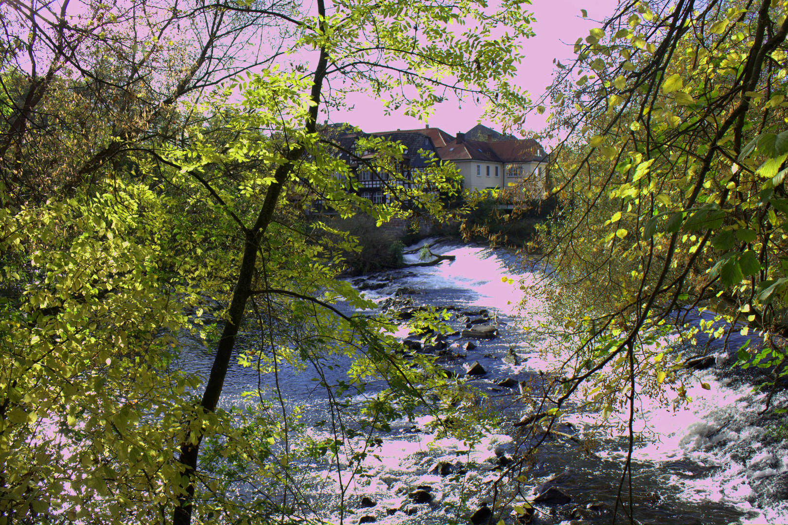 Die Lahn im Herbst