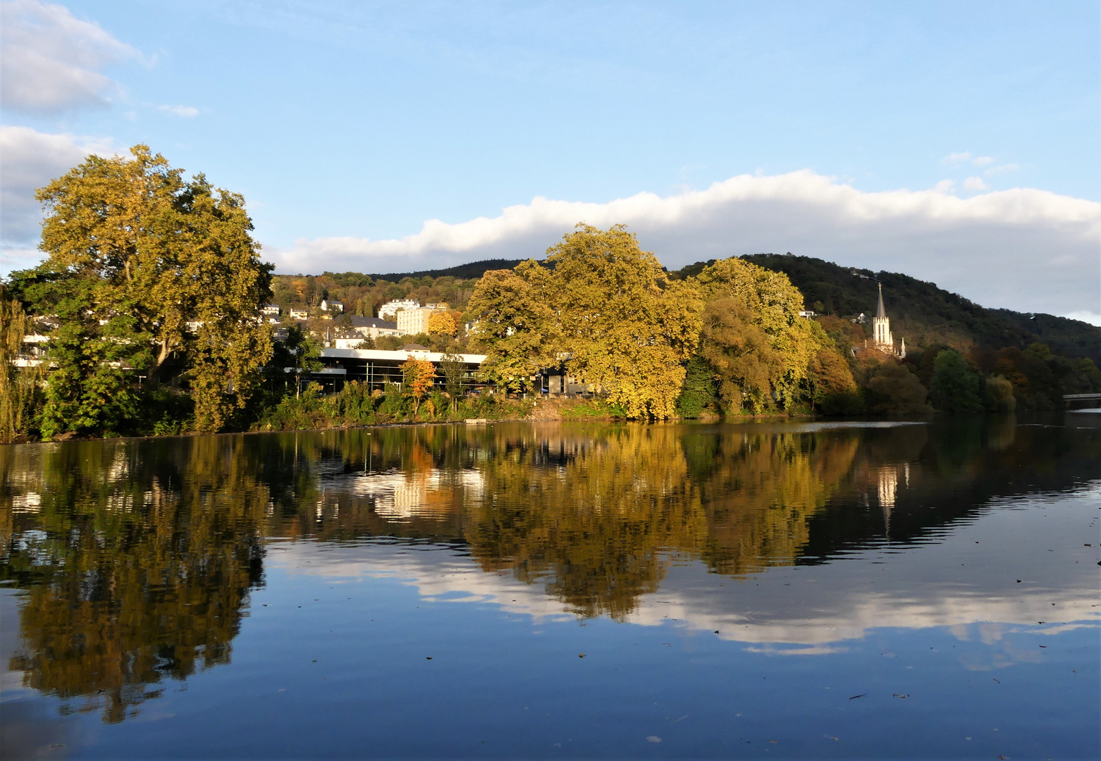 Die Lahn in Bad Ems