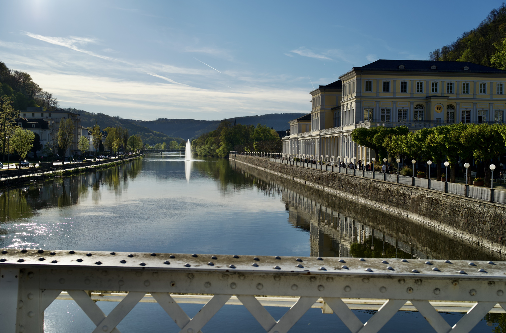 Die Lahn in der Abendsonne