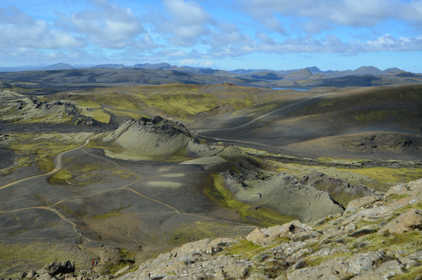 Die Laki Kratergruppe in Island