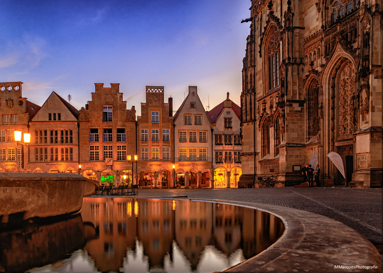 Die Lamberti-Brunnen in Münster