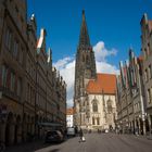 Die Lambertikirche im Sonnenlicht