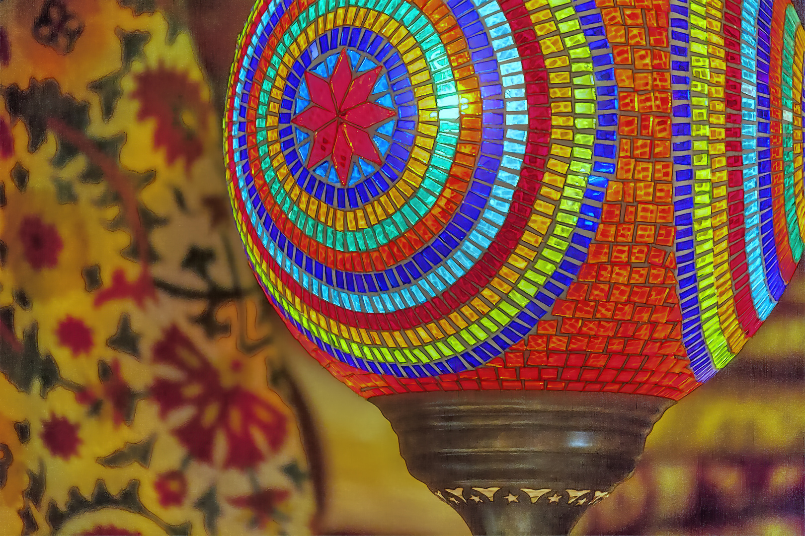 Die Lampe im Bazar von Istanbul