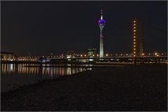 Die Landeshauptstadt bei Nacht