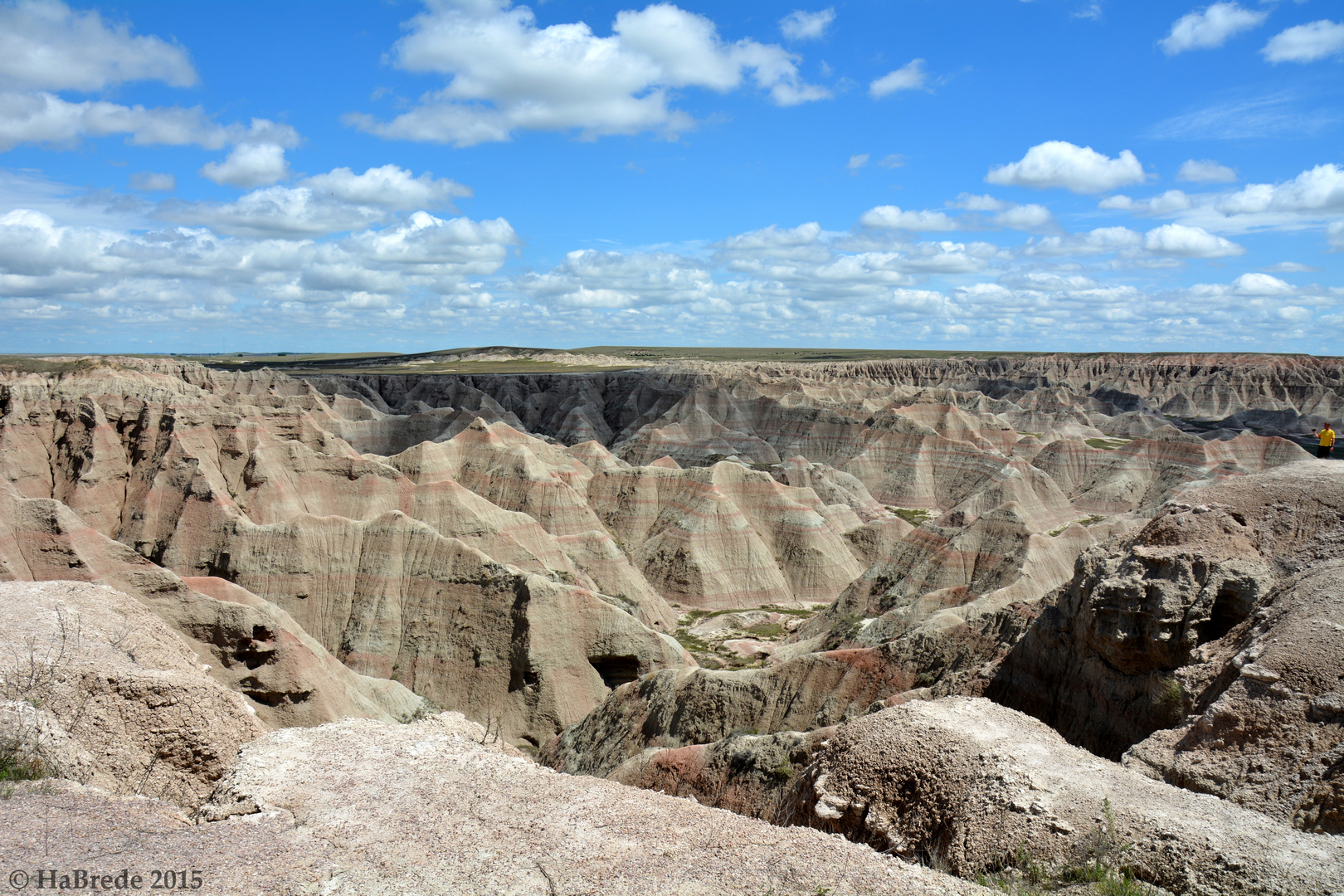 Die Landschaft der Badlands