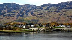 Die Landschaft in den westlichen Highlands