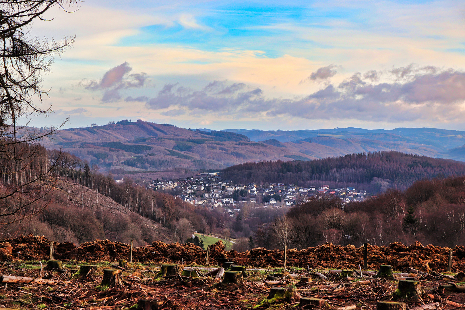 Die Landschaft verändert sich