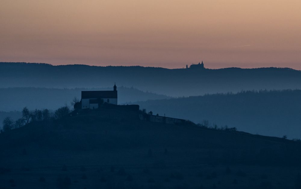 die Landschaft versteckt sich